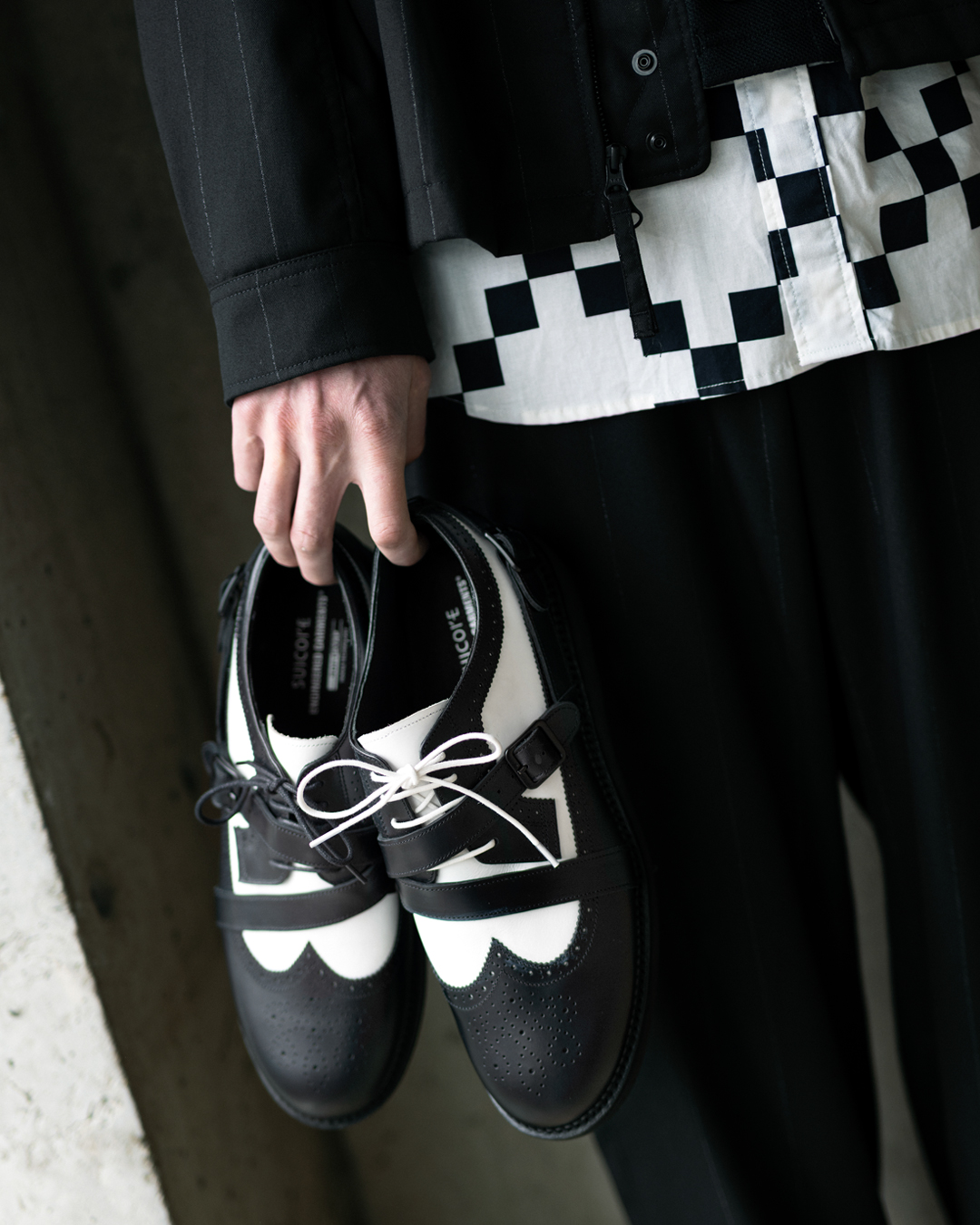 Engineered Garments x Suicoke – Strap Wingtip Shoe