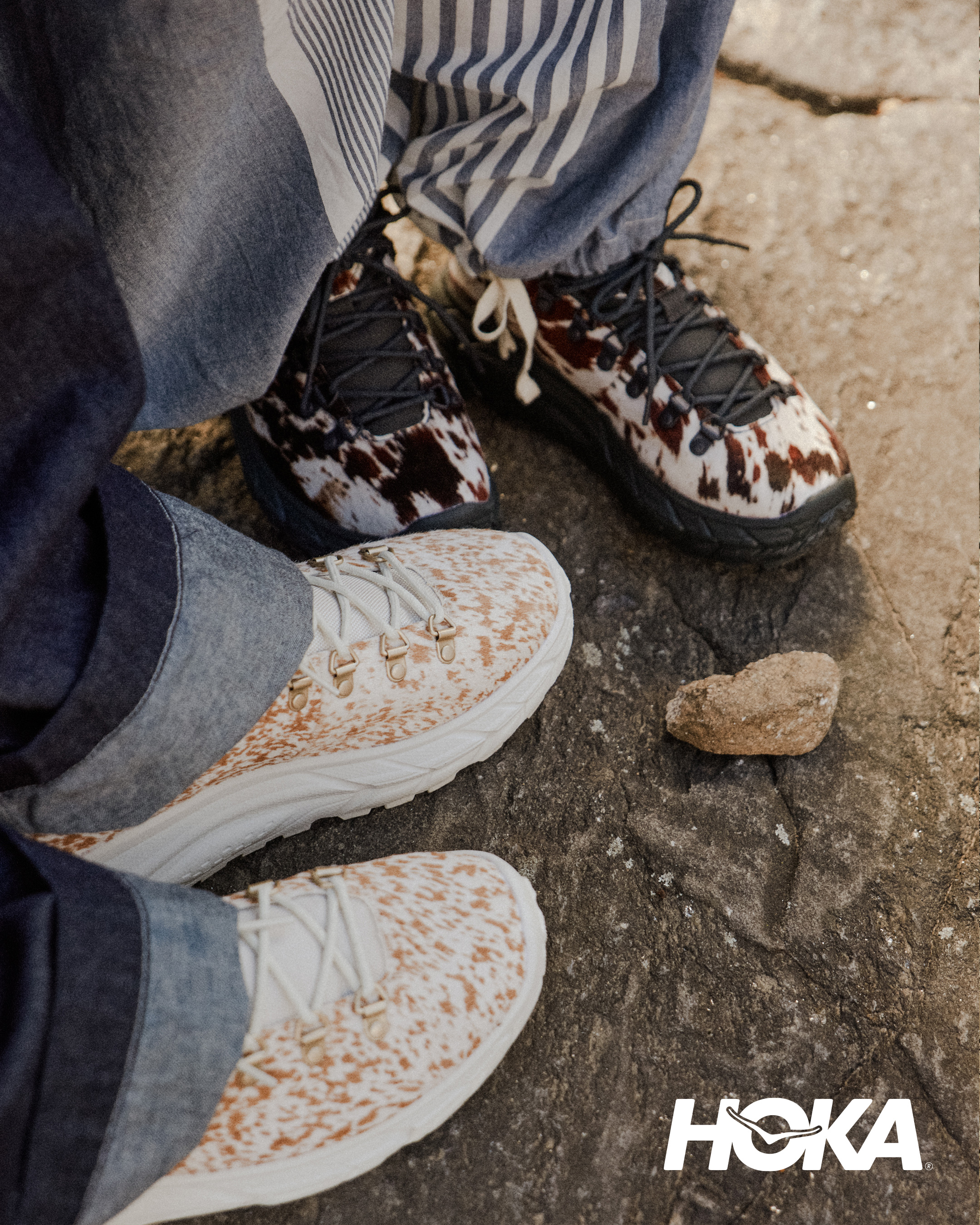 HOKA® – Tor Summit+ Mustang. Available Friday, April 10th, exclusively at Nepenthes.